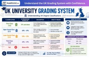 Read more about the article UK University Grading System Explained – Grades, Percentages & Degree Classifications