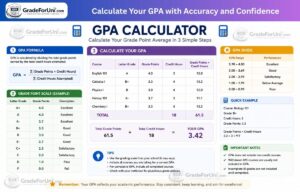 Read more about the article GPA Calculator – Calculate Your Grade Point Average Online 