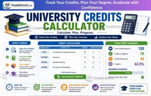 Read more about the article University Credits Calculator – Calculate Credits Required for Your Degree