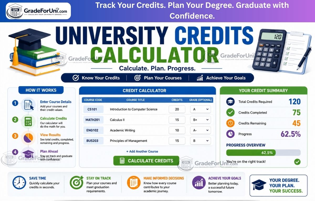 You are currently viewing University Credits Calculator – Calculate Credits Required for Your Degree