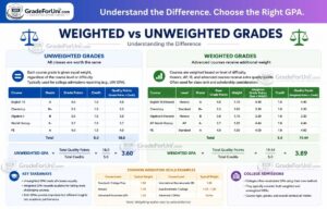 Read more about the article Weighted vs Unweighted Grades – What’s the Difference?