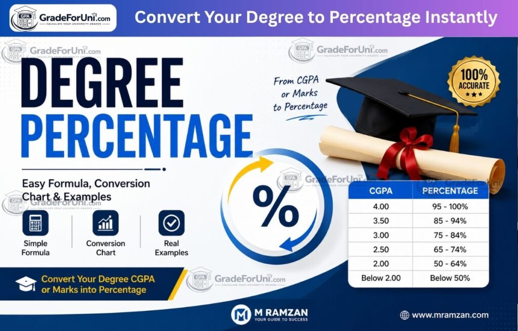 Degree Percentage Calculator – Convert Module Marks into Final Percentage