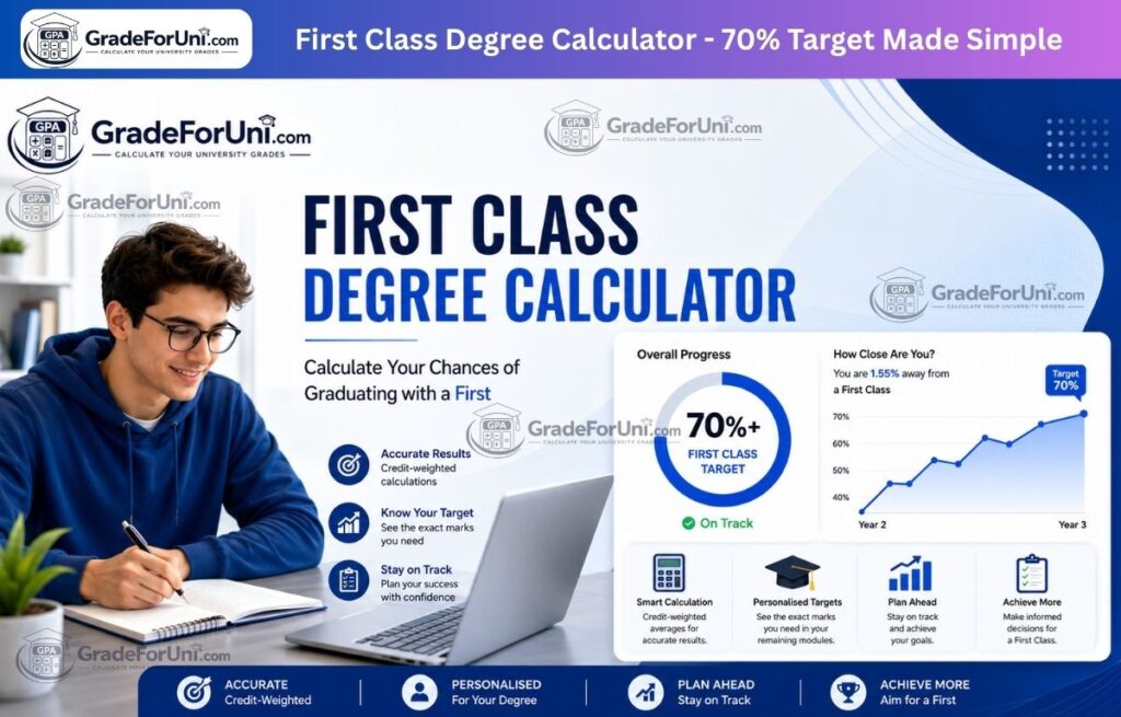 First Class Degree Calculator – How Close Are You to a First?