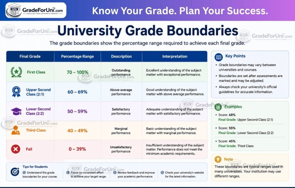 University Grade Boundaries Explained – What You Need to Pass
