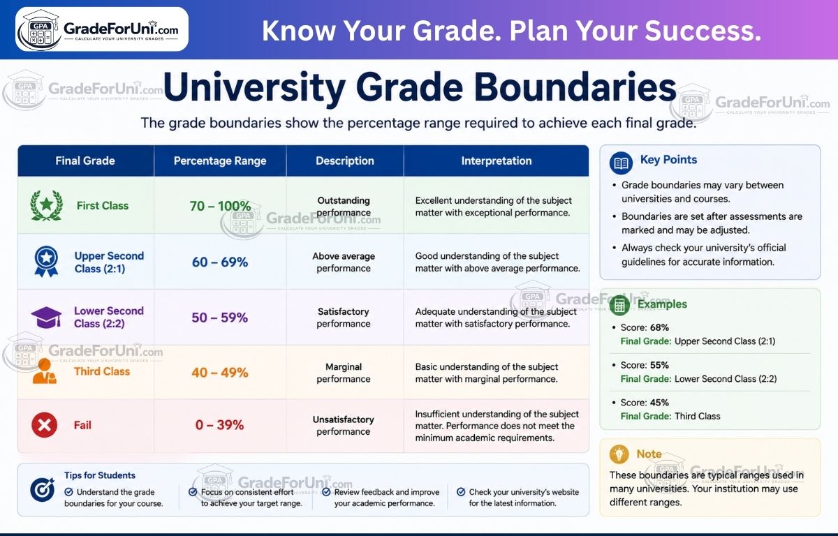 You are currently viewing University Grade Boundaries Explained – What You Need to Pass