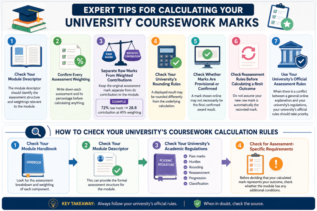 University Coursework Marks