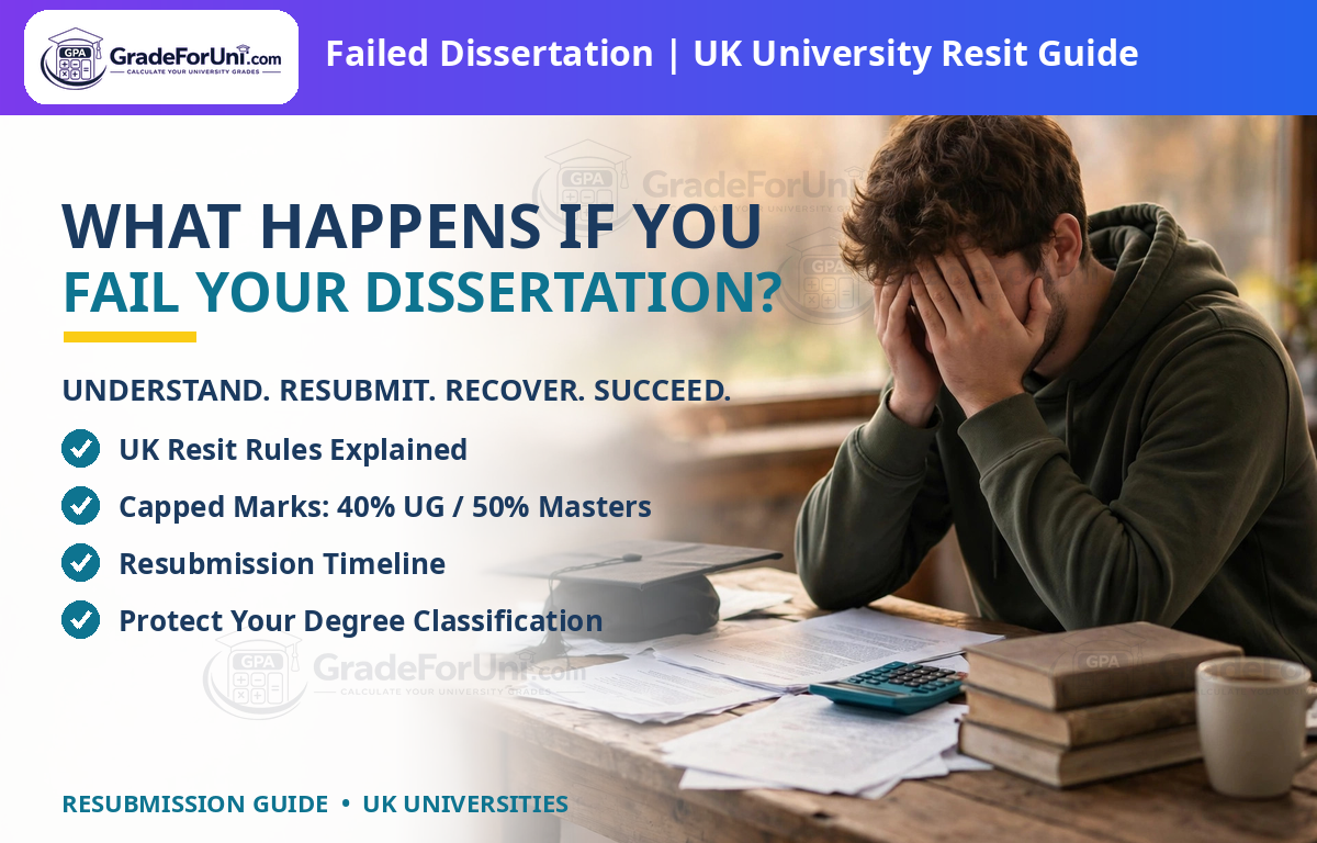 Read more about the article What Happens If You Fail Your Dissertation? UK Rules, Resits and Next Steps