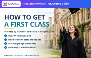 Read more about the article What Is First Class Honours? How to Get a First-Class Degree at a UK University