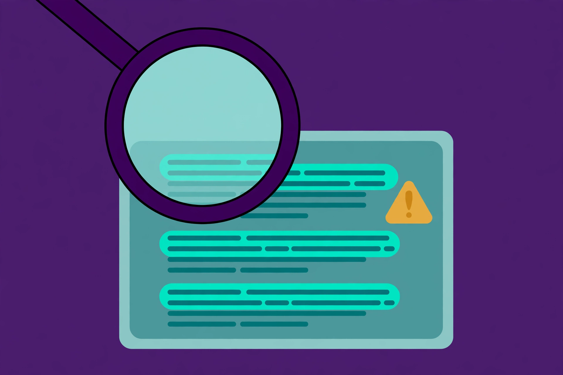 Academic misconduct detection illustration — plagiarism and AI-written work checks at UK universities