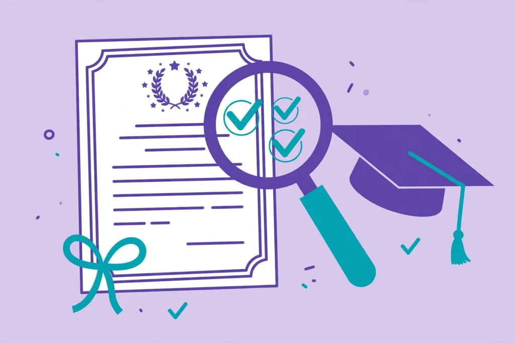 Degree classification change after graduation - certificate audit illustration