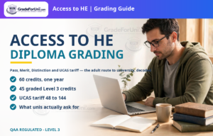 Read more about the article Access to HE Diploma Grading Explained: How Pass, Merit & Distinction Work [2026]