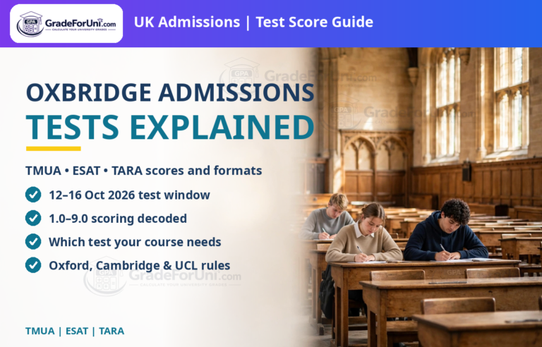 Oxbridge Admissions Tests Explained: TMUA, ESAT & TARA Scores [2026]