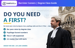 Read more about the article Becoming a Barrister: What Degree Class You Need and What the Bar Exam Data Shows [2026]