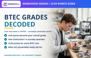Read more about the article What Do BTEC Grades Mean? Distinction*, UCAS Points & University Entry [2026]
