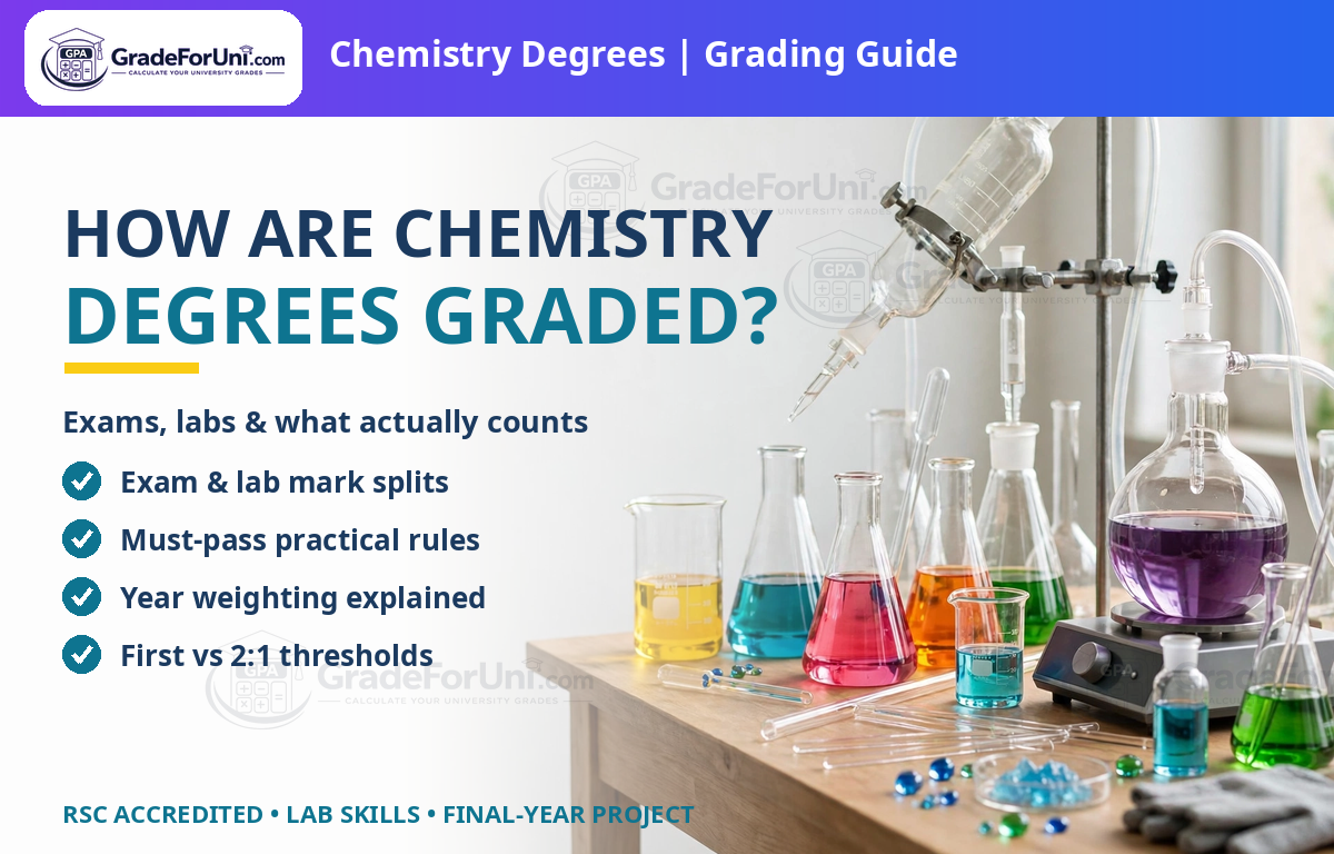 You are currently viewing How Are Chemistry Degrees Graded in the UK? Exams, Labs & RSC Rules [2026]
