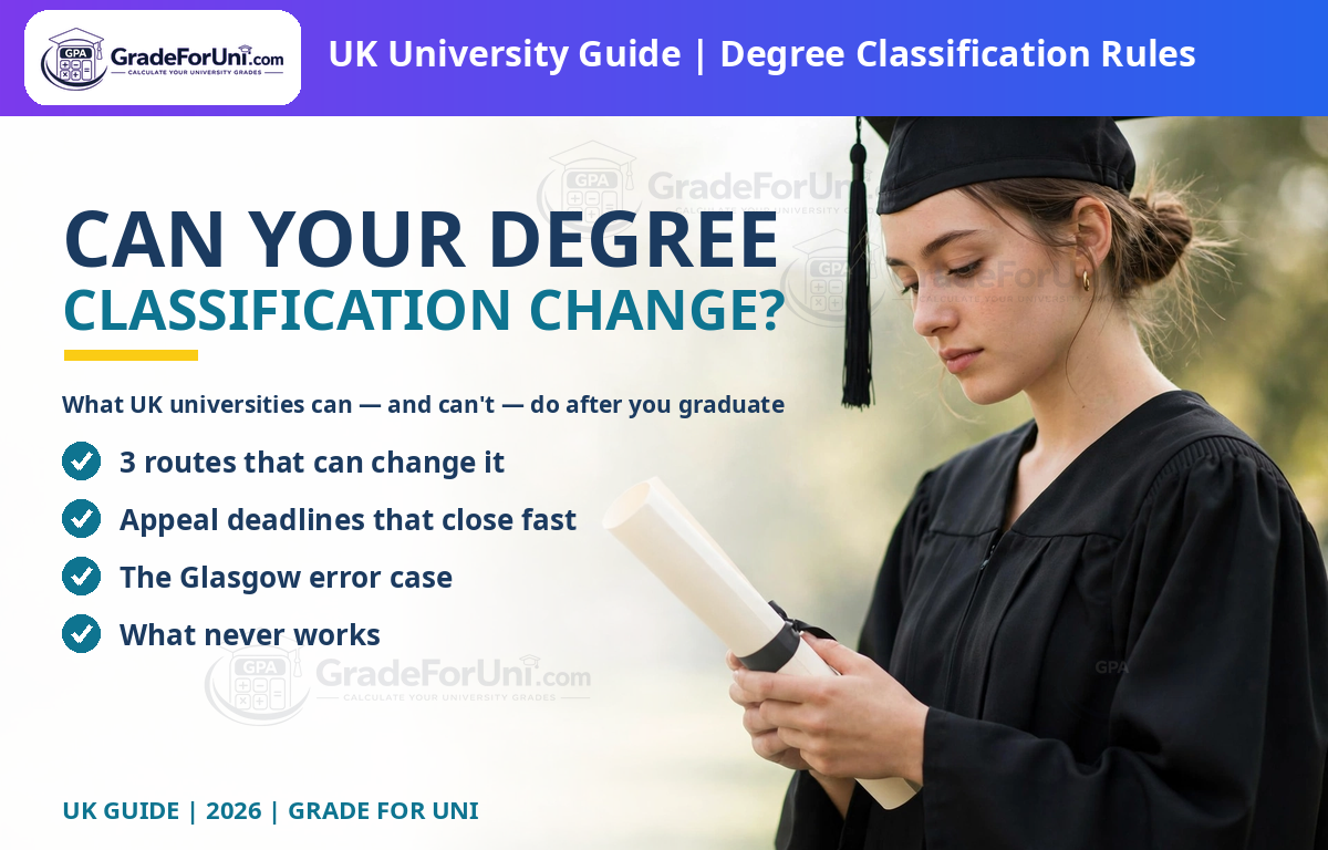 You are currently viewing Can Your Degree Classification Change After Graduation? UK Rules Explained [2026]