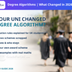 Degree classification algorithm changes explained for UK students 2026