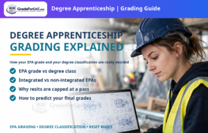 Read more about the article Degree Apprenticeship Grading Explained: How EPA, Merit and Distinction Work [2026]