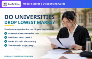 Read more about the article Do UK Universities Drop Your Lowest Module Marks? Discounting Rules Explained [2026]