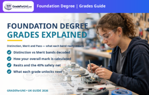 Read more about the article Foundation Degree Grades Explained: Distinction, Merit and Pass [2026]