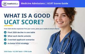 Read more about the article What Is a Good UCAT Score for UK Medicine? Final 2026 Deciles Explained [2026]