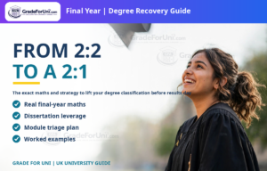 Read more about the article How to Improve a 2:2 to a 2:1 in Final Year: UK Degree Recovery Guide [2026]