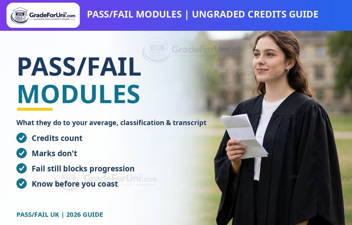 You are currently viewing Pass/Fail Modules at UK Universities: What They Do to Your Average, Degree and Transcript [2026]