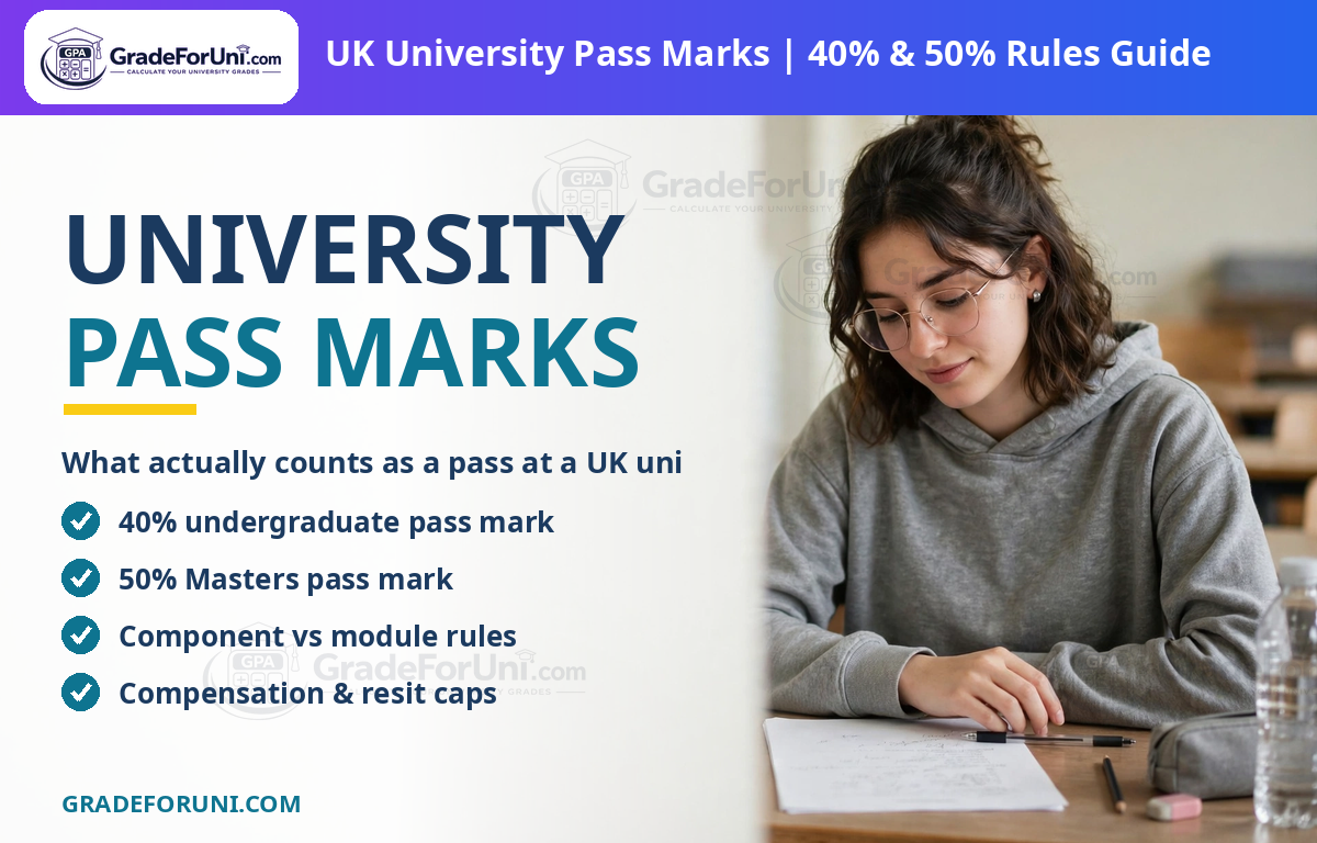 University Pass Marks UK: How 40% & 50% Actually Work [2026]