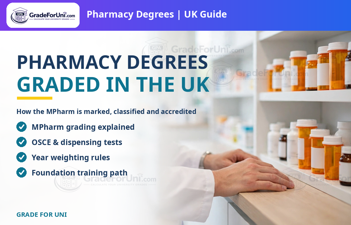 You are currently viewing How Are Pharmacy Degrees Graded in the UK? MPharm, GPhC Rules & Classification [2026]