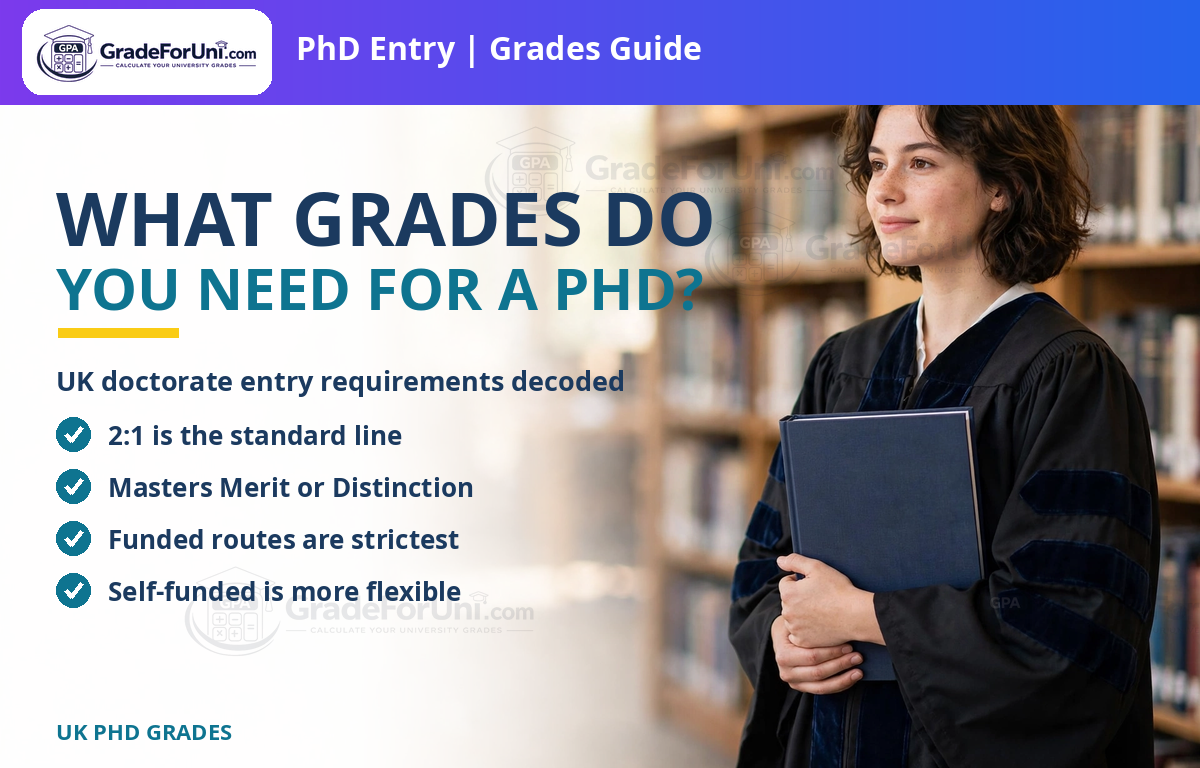 You are currently viewing What Grades Do You Need for a PhD in the UK? [2026]