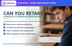 Read more about the article Can You Retake a University Module to Improve Your Grade? UK Rules Explained [2026]