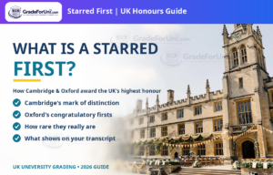 Read more about the article What Is a Starred First? How Cambridge & Oxford Award the UK’s Highest Honour [2026]