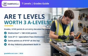 Read more about the article Are T Levels Worth the Same as A-Levels? Grades, UCAS Points & Uni Entry [2026]