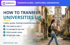 Read more about the article How to Transfer Universities in the UK: Credits, Grades, Funding & Deadlines [2026]