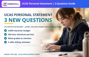 Read more about the article UCAS Personal Statement 2026/27: The 3 New Questions & What Grades to Mention