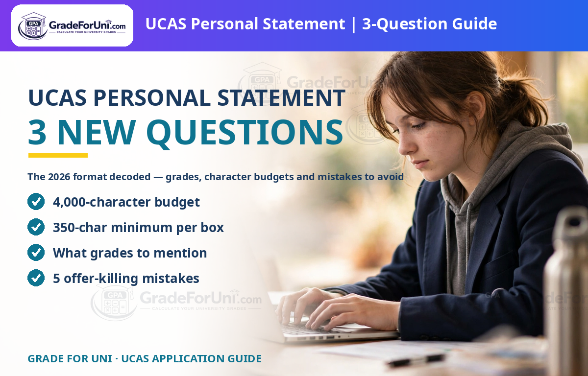 You are currently viewing UCAS Personal Statement 2026/27: The 3 New Questions & What Grades to Mention