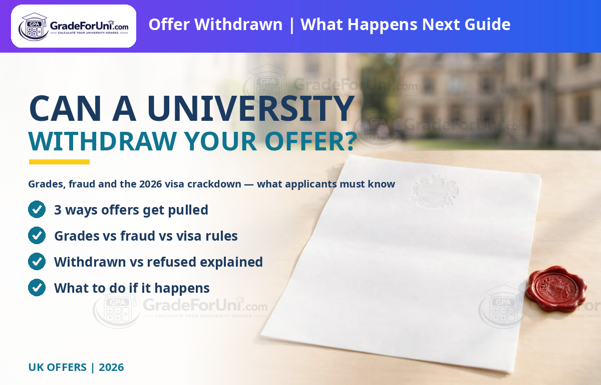 You are currently viewing Can a University Withdraw Your Offer? Grades, Fraud & the 2026 Visa Crackdown [2026]