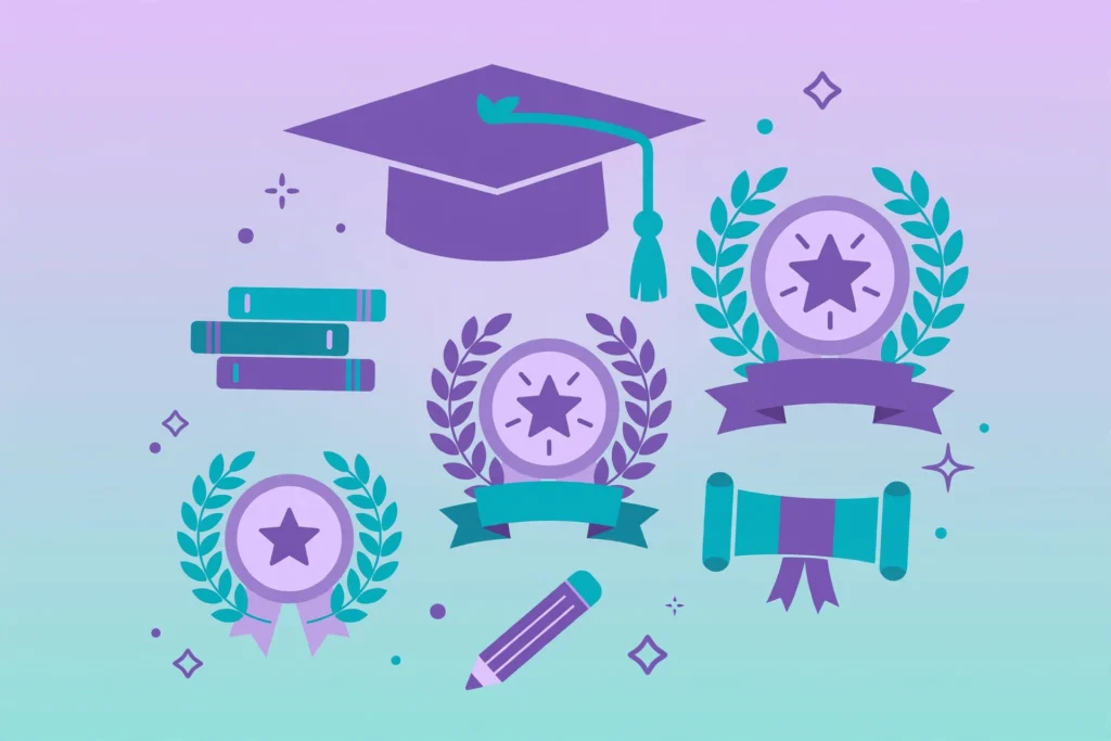Access to HE Diploma grading illustration showing how pass, merit and distinction grades work