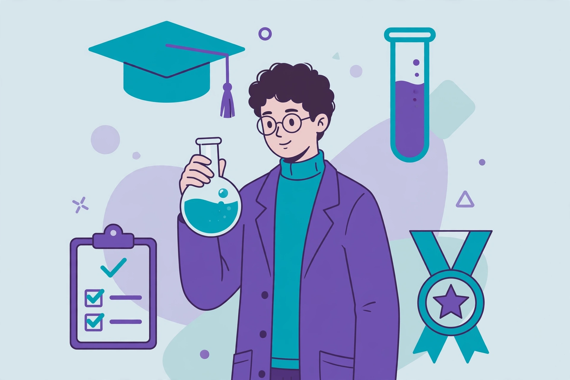 chemistry degrees graded uk - laboratory practical assessment illustration